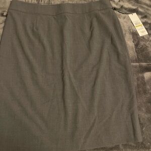 NWT Calvin Klein Dark Gray Pencil Skirt